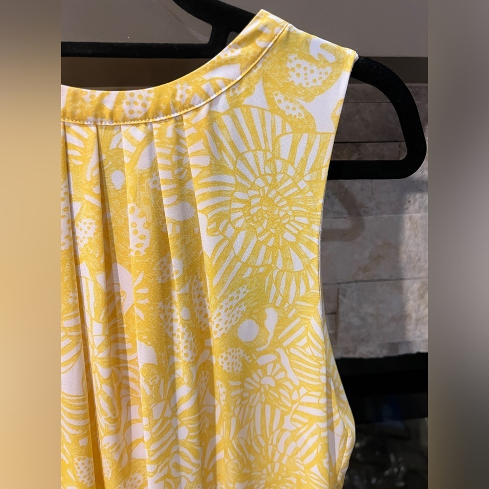 H & M yellow sleeveless dress, size 8 - Picture 4 of 8